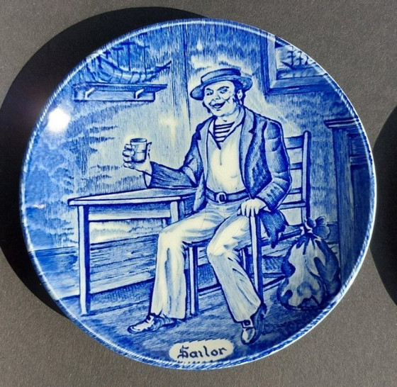 Image 1 of Enoch Wedgwood, Tunstall, Inghilterra, - 6 piatti - Ceramica