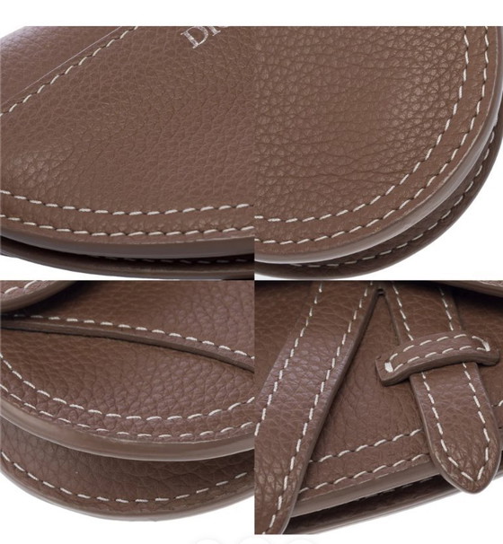 Image 1 of Sac DIOR en Cuir Étoupe - 103257