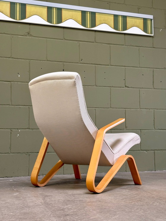 Grasshopper Lounge Chair by Eero Saarinen for Knoll International, Chairs and lounge chairs, Textile, Wood (photo 5 of 13)
