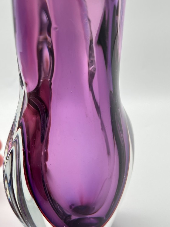 Image 1 of Vase en verre de Murano – Technique Sommerso – Italie, vers 1960-1970