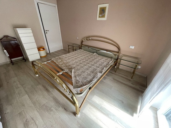 Image 1 of Letto matrimoniale vintage in ottone