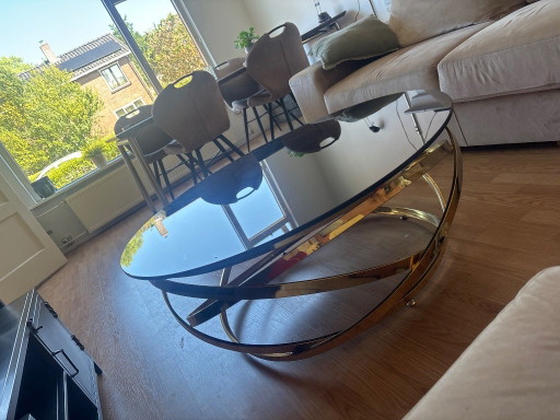 Salontafel – Glass, Metal (photo 2 of 5)