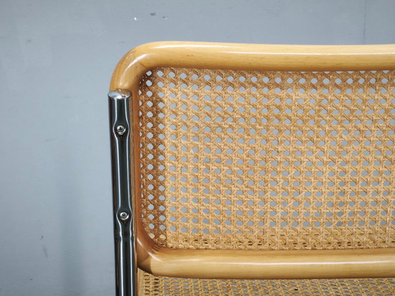 Image 1 of Ein Paar italienische Cesca-Freischwingerstühle nach Marcel Breuer, 1970er Jahre