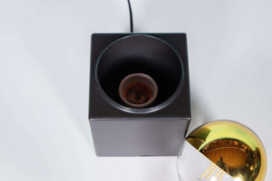 Image 1 of Lampada cubica spaziale Philips, luce minimalista cubica anni '70