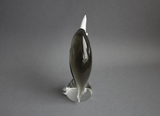 Image 1 of Scultura in vetro di Murano "Holzheber" (Biscottiere), vetreria Gral, Germania, di Livio Seguso