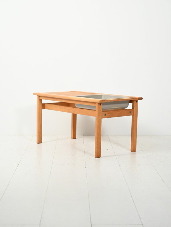 Image 1 of Panca fioriera in rovere "Florida"