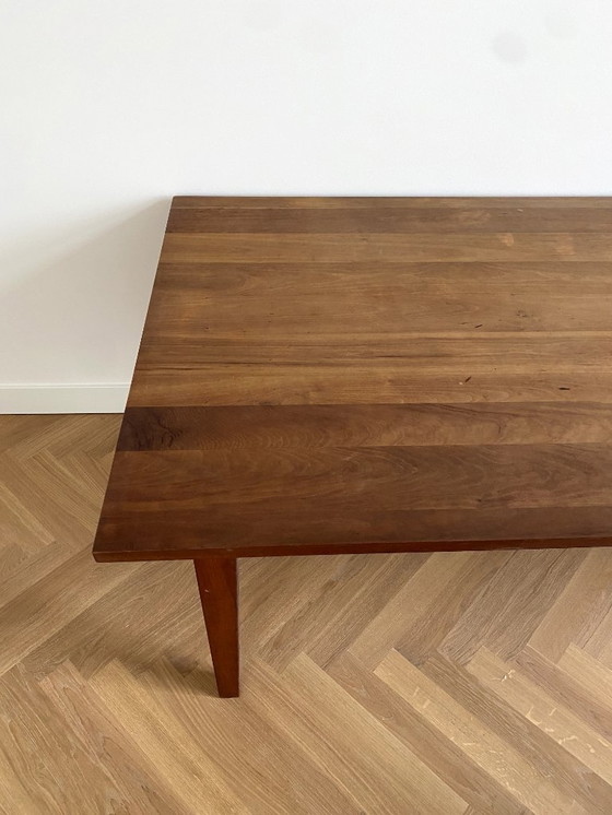 Image 1 of table de salle à manger en bois de cerisier massif