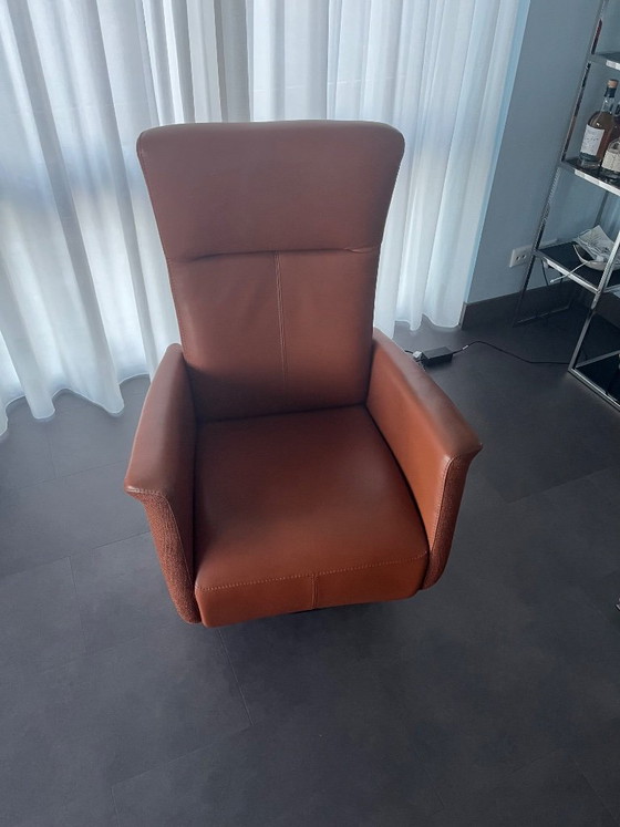 Prominent sta-op stoel – Verstelbare relaxstoel, Leather, Textile (photo 2 of 9)