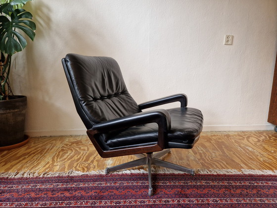 Image 1 of Strässle King Chair & King Pouf - 1960s