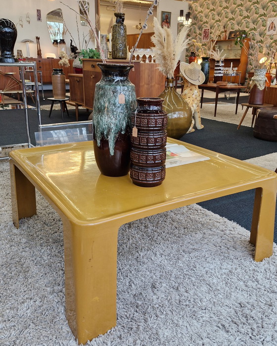 Image 1 of Coffee table space age B&B Italia Amante 70s ochre yellow