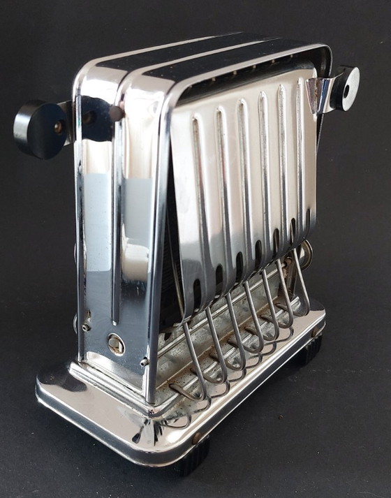 Image 1 of Two Inventum vintage chrome toasters