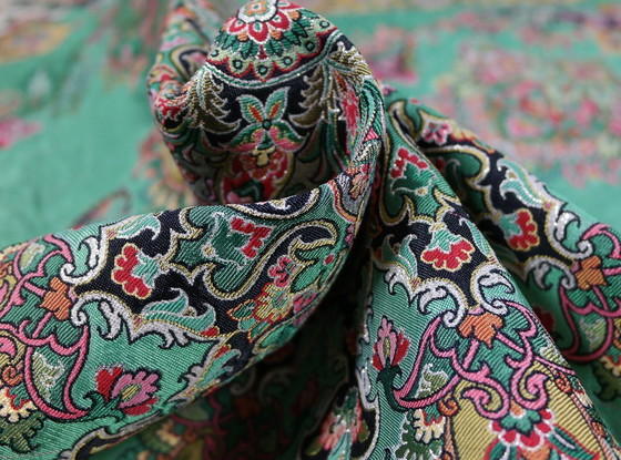 Image 1 of Orient Handgemachte Tischdecke Sehr Fein Gefertigt aus Seidenfäden 100 x 100 cm