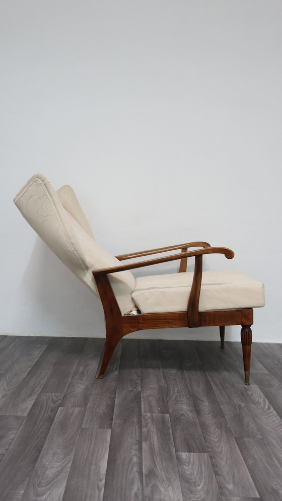 Image 1 of Renzo Franchi Camerani Recliner Sessel Mod. Camea 1950 Design Mitte des Jahrhunderts