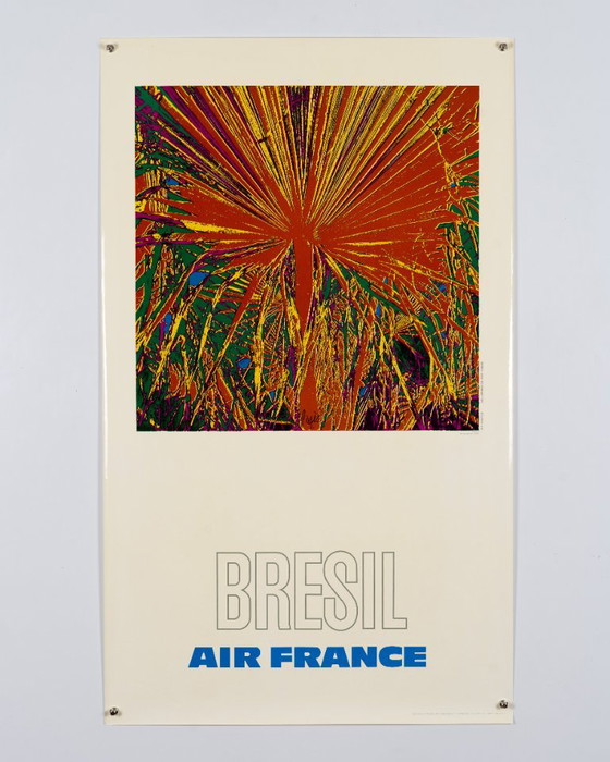 Air France Bresil – 1971 – Originele vintage reisposter van Raymond Pagès – Mid-Century Modern – 100x60 cm (photo 3 of 8)