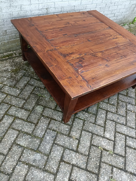 Image 1 of Tavolino da caffè quadrato in teak