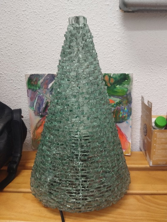 Image 1 of Handmade glass lamp