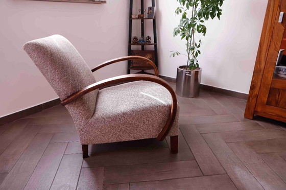 Image 1 of Halabala fauteuil - Type C, Iconisch Tsjecho-Slowaaks ontwerp uit de jaren 1950