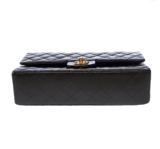 Image 1 of Sac CHANEL Timeless/Classique en Cuir Noir - 103573