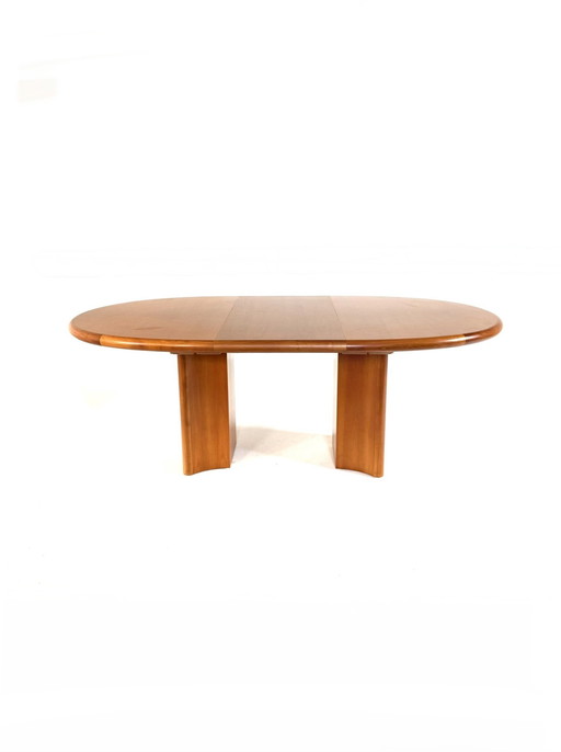 Vintage Danish extendable dining table '70