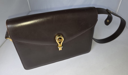 Vintage Gucci Schultertasche mit Tigerauge, hergestellt in Italien – schoudertassen, Leather (photo 2 of 15)