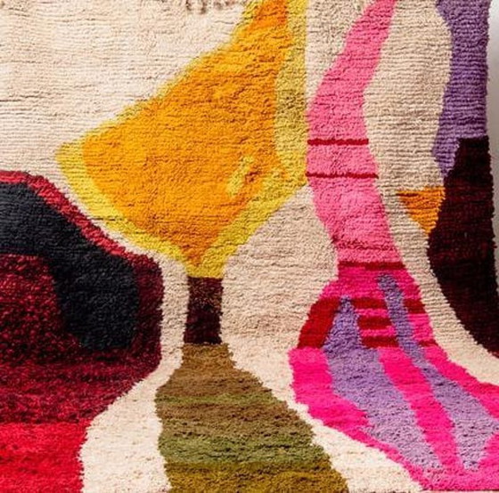 Traditioneller handgeknüpfter Berberteppich, Größe 2/3 M – Aime Té, Teppiche & Läufer, Wool (photo 3 of 7)