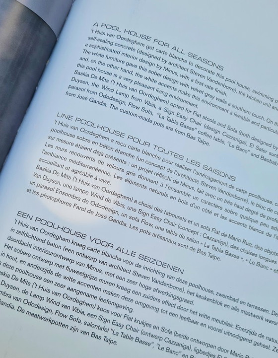 Image 1 of 1 exclusief outdoor design boek (zie tekst). 