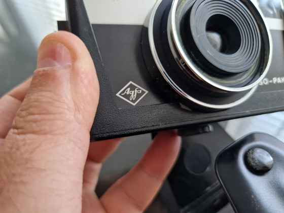 Image 1 of Appareil photo vintage Agfa ISO-PAK avec son étui d'origine – années 60/70