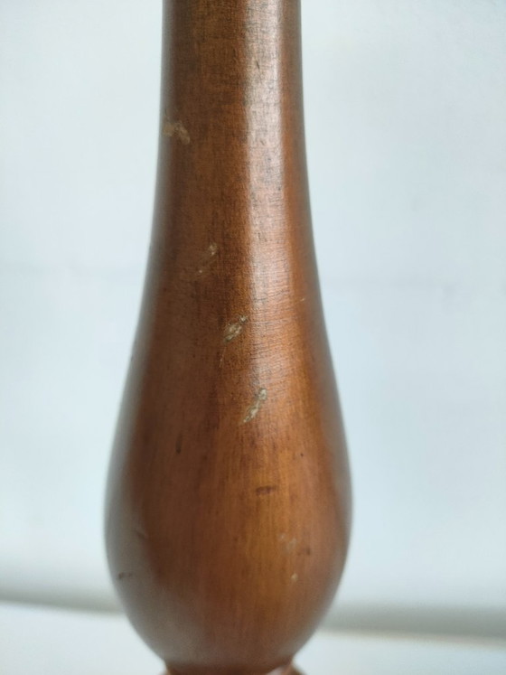 Image 1 of Wooden Florentine Style table lamp '60s (without shade)