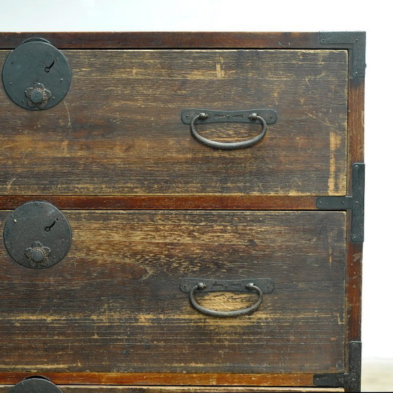 Japanische Tansu-Kommode, um 1870 – Kommoden, Iron, Wood (photo 9 of 14)