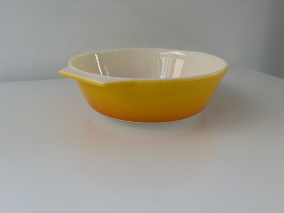 Image 1 of Vintage late 50's / early 60's Blendo serving bowl, West Virginia Glass Company