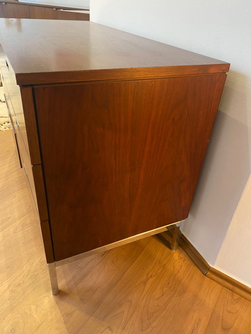 Florence Knoll drawer cabinet chest of drawers walnut