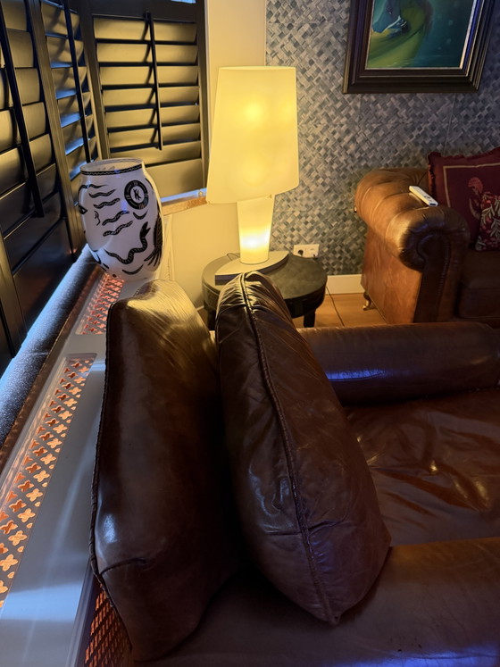 Beautiful lamb leather armchair, Brown (photo 3 of 6)