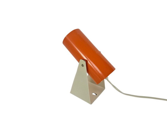 Image 1 of Brilliant Leuchten - Space Age lighting - orange - white - wall spotlight - 3rd quarter 20th century