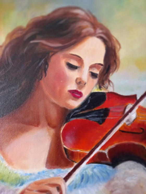 Violinist – Paintings & Drawings, Canvas (photo 5 of 5)