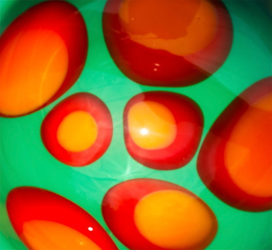 Image 1 of Bol en verre vintage unique 1994 Jaroslav Svoboda