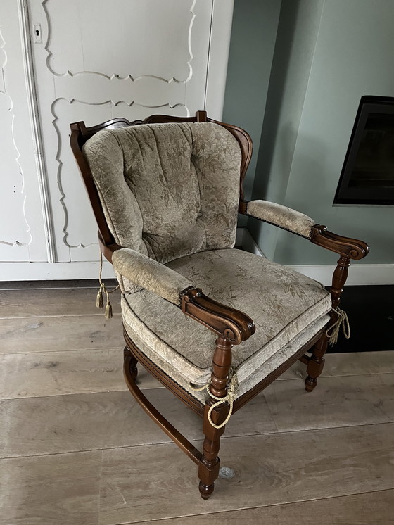 Image 1 of Giorgetti houten stoel