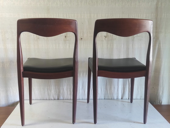 Image 1 of Pair of Scandinavian-style teak chairs - 1960s