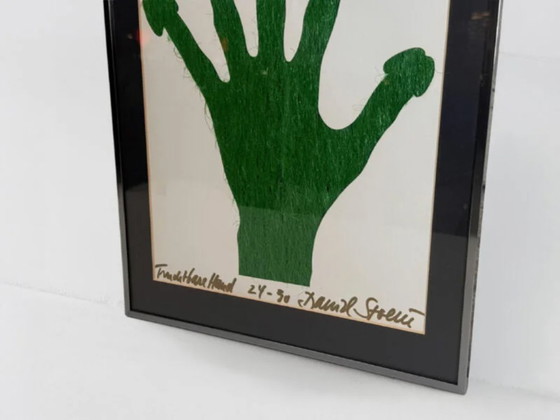 Daniel Spoerri The Fertile Hand – Vert Blanc | Daniel Spoerri – Objets d'art, Glass, Metal (photo 2 of 5)