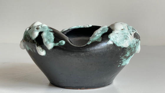 Image 1 of Cyclops Ceramic Ashtray Annecy France Vintage