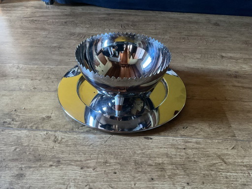 Bandeja para cuencos de acero Alessi Set