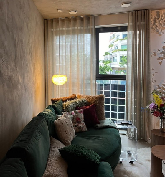 Image 1 of Hoekbank Groen Dordoni II B373 x H92 x D185 cm