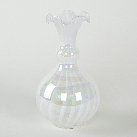 Image 1 of Glass vase, Italian design, 1960s, made in Italy