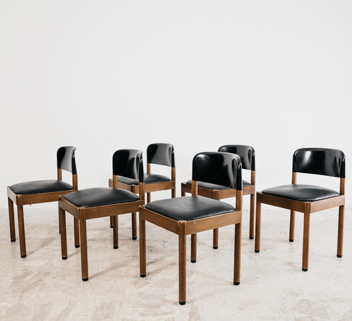 Set Da Pranzo 6 Sedie Piarotto Design Italy 1960’s Modernariato Vintage Chairs