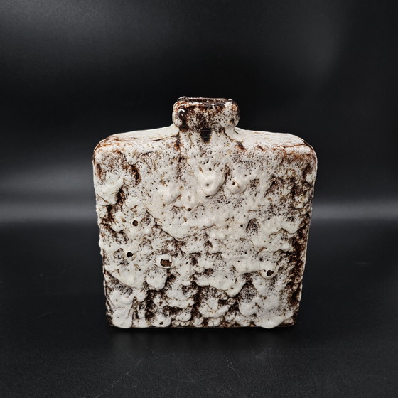 Image 1 of Jopeko Ceramic Fat Lava Vase 900 16 Mid Century 70s Vintage Chimney Vase