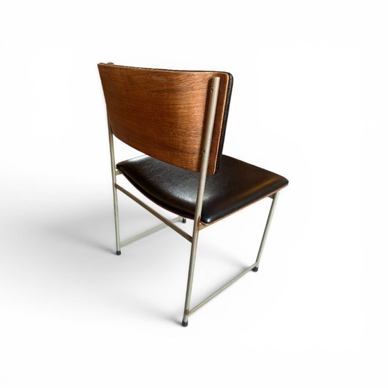 Image 1 of Set van zes SM08 eetkamerstoelen van Cees Braakman voor Pastoe, Nederland 1964