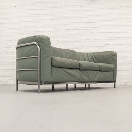 Zanotta Onda Three-seater Sofa 80s – 3 5 zitsbanken, Leather (photo 2 of 12)