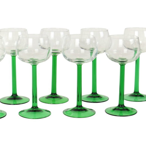 Image 1 of 12 Vintage Luminarc Elzas Wijnglazen
