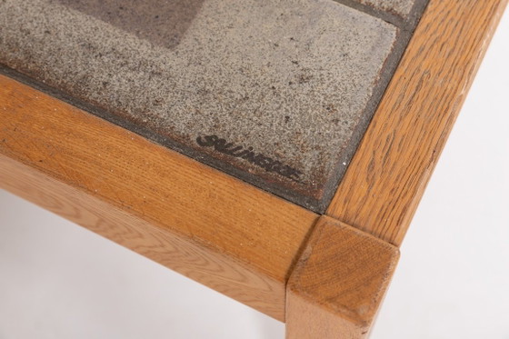 Image 1 of Danish Modern Ceramic Top Coffee Table from Sallingboe