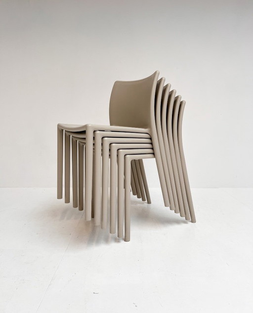Ensemble de 6 chaises Magis Air de Jasper Morrison, après 2000