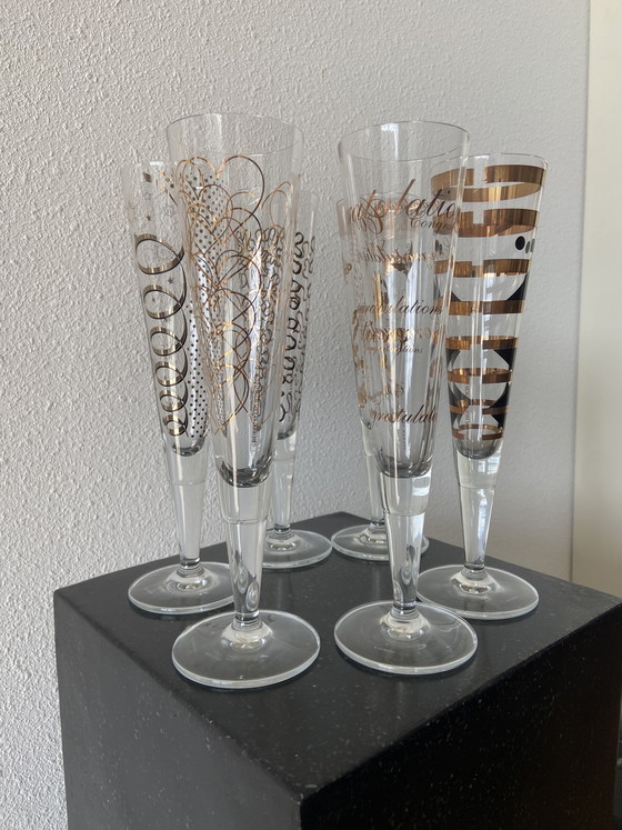 Image 1 of Ritzenhoff champagne glazen set van 6
